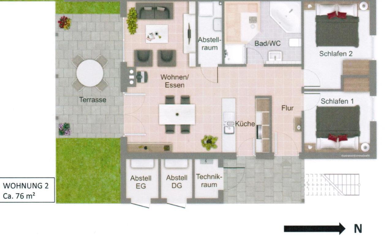 5*Ferienwohnung Seeblick 2 Wendisch Rietz Eksteriør billede